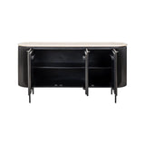 Sideboard Hampton in dark brown, 160x40x82 cm von Richmond Interiors – Produktbild 4