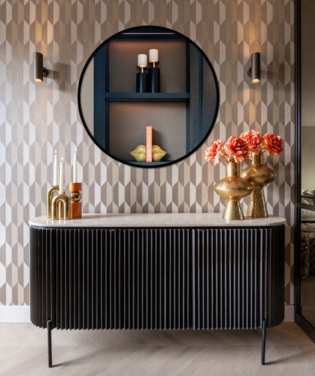 Sideboard Hampton in dark brown, 160x40x82 cm von Richmond Interiors – Produktbild 7