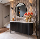 Sideboard Hampton in dark brown, 160x40x82 cm von Richmond Interiors – Produktbild 8