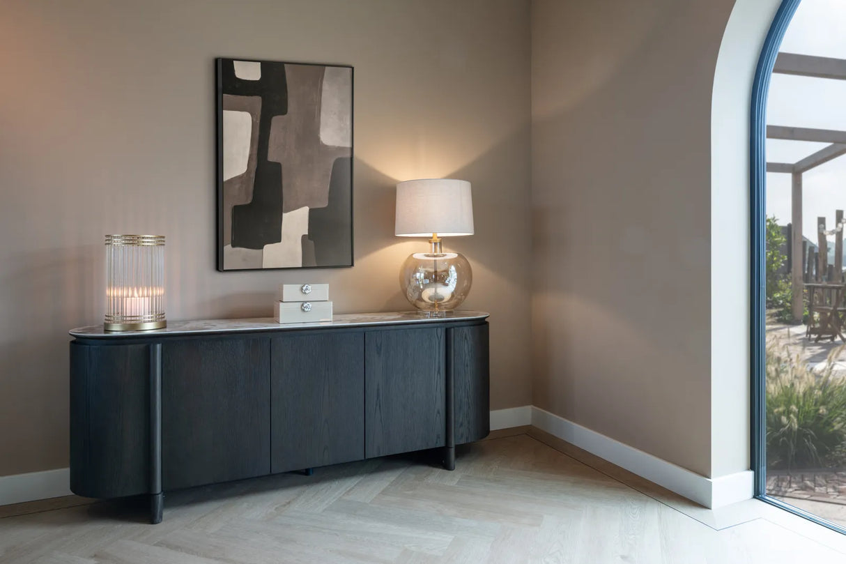 Sideboard Langford in braun mit Keramikplatte, 200x45 cm  von Richmond Interiors – Produktbild 9