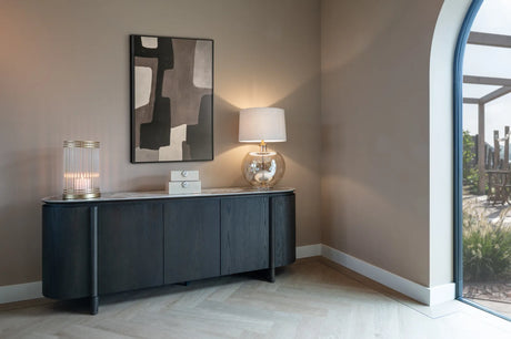 Sideboard Langford in braun mit Keramikplatte, 200x45 cm  von Richmond Interiors – Produktbild 9