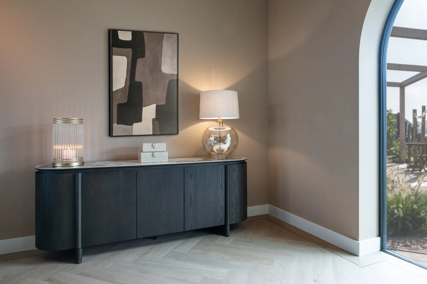 Sideboard Langford in braun mit Keramikplatte, 200x45 cm  von Richmond Interiors – Produktbild 9