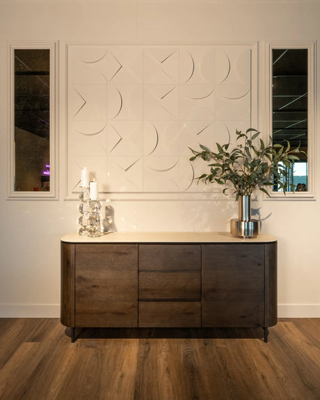 Sideboard Ritz aus Eichenfurnier in dunkelbraun, 179,5x44,5x80 cm von Richmond Interiors – Produktbild 12