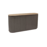 Sideboard Russo 4-Türer in dunkelbraun, 160x40x82 cm von Richmond Interiors – Produktbild 1