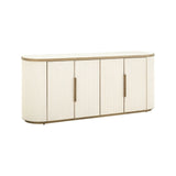 Sideboard Tivoli aus Eichenfurnier und Keramikplatte in weiß, 192x46x80 cm von Richmond Interiors – Produktbild 1