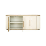 Sideboard Tivoli aus Eichenfurnier und Keramikplatte in weiß, 192x46x80 cm von Richmond Interiors – Produktbild 4