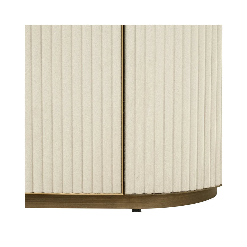 Sideboard Tivoli aus Eichenfurnier und Keramikplatte in weiß, 192x46x80 cm von Richmond Interiors – Produktbild 7