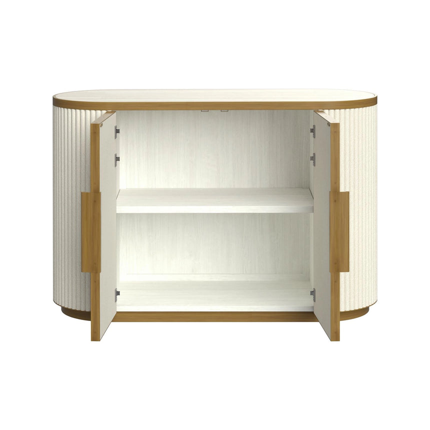 Sideboard Tivoli mit 2 Türen in weiß, 119x45x80 cm von Richmond Interiors – Bild 4