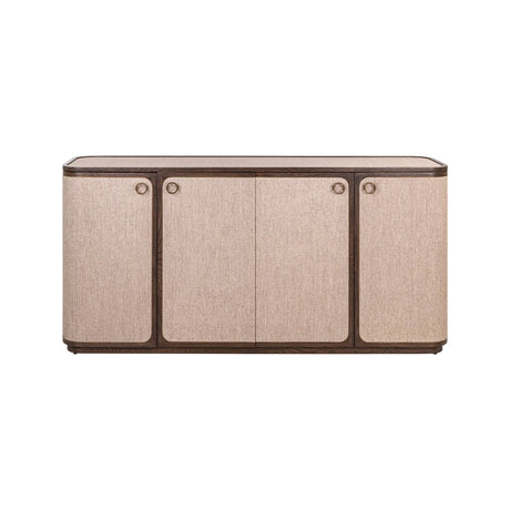 Sideboard Willox aus Eiche und Leinen in beige, 180x45x86 cm von Richmond Interiors – Produktbild 2