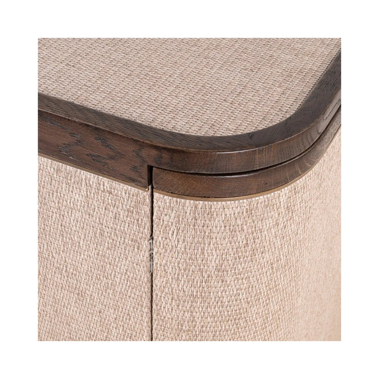 Sideboard Willox aus Eiche und Leinen in beige, 180x45x86 cm von Richmond Interiors – Produktbild 3