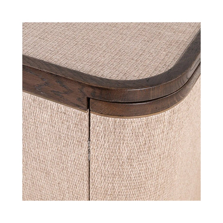 Sideboard Willox aus Eiche und Leinen in beige, 180x45x86 cm von Richmond Interiors – Produktbild 3