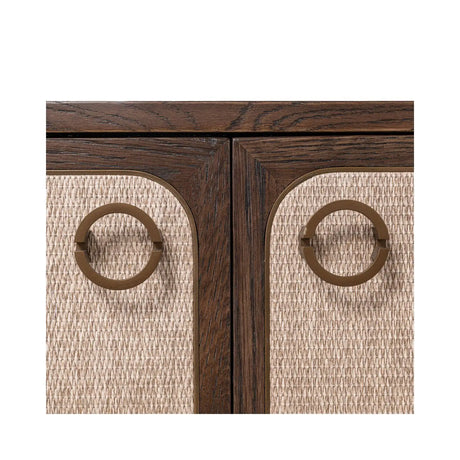 Sideboard Willox aus Eiche und Leinen in beige, 180x45x86 cm von Richmond Interiors – Produktbild 7