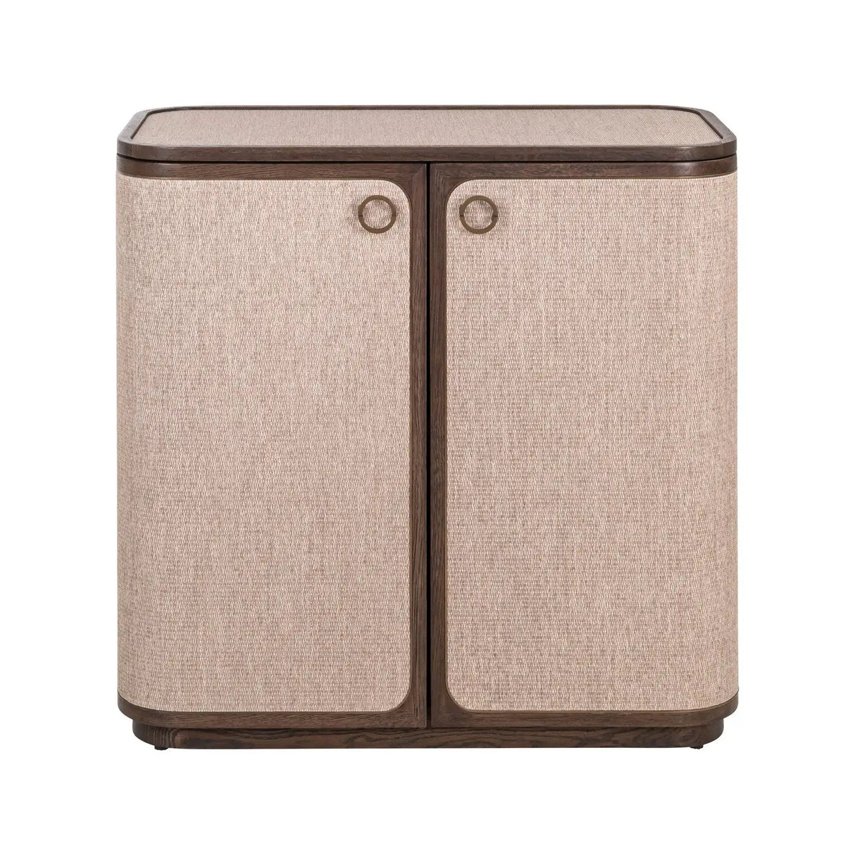 Sideboard Willox aus Eiche und Leinen in beige, 90x45x86 cm von Richmond Interiors – Produktbild 2