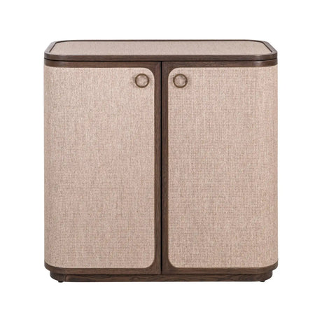 Sideboard Willox aus Eiche und Leinen in beige, 90x45x86 cm von Richmond Interiors – Produktbild 2