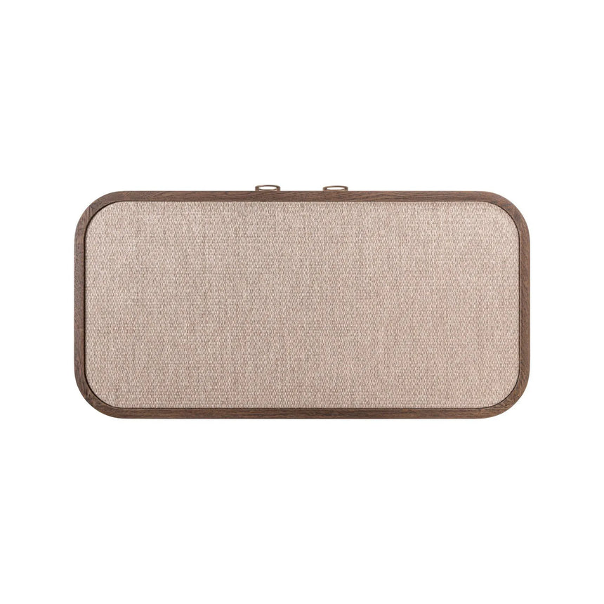 Sideboard Willox aus Eiche und Leinen in beige, 90x45x86 cm von Richmond Interiors – Produktbild 4