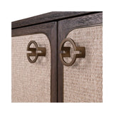 Sideboard Willox aus Eiche und Leinen in beige, 90x45x86 cm von Richmond Interiors – Produktbild 7