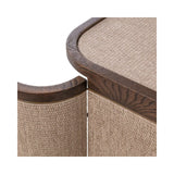 Sideboard Willox aus Eiche und Leinen in beige, 90x45x86 cm von Richmond Interiors – Produktbild 9
