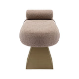 Sitzbank Alexander Jones (Geneva) mit flammhemmendem Bezug in brown tweed, 148x44x43 cm von Richmond Interiors – Bild 4