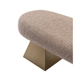 Sitzbank Alexander Jones (Geneva) mit flammhemmendem Bezug in brown tweed, 148x44x43 cm von Richmond Interiors – Bild 7