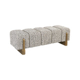 Sitzbank Caleo in cobblestone, 152x51x47 cm von Richmond Interiors – Bild 1