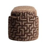 Sitzbank Cupid mit Stauraum in brown labyrinth, 150x46x46 cm von Richmond Interiors – Bild 3