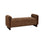 Sitzbank Winslov mit flammhemmendem Bezug in brown blockweave, 152x47x59 cm von Richmond Interiors – Bild 1