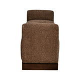 Sitzbank Winslov mit flammhemmendem Bezug in brown blockweave, 152x47x59 cm von Richmond Interiors – Bild 3