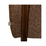 Sitzbank Winslov mit flammhemmendem Bezug in brown blockweave, 152x47x59 cm von Richmond Interiors – Bild 4