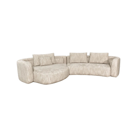 Sofa Angusto mit Lounge links in natural softweave, 389x200 cm von Richmond Interiors – Bild 2
