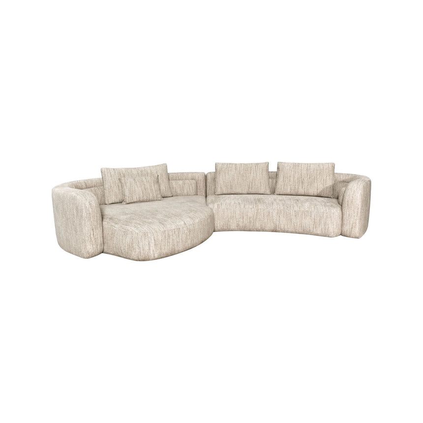 Sofa Angusto mit Lounge links in natural softweave, 389x200 cm von Richmond Interiors – Bild 2