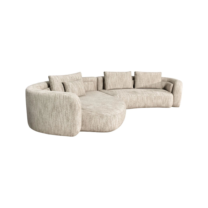 Sofa Angusto mit Lounge links in natural softweave, 389x200 cm von Richmond Interiors – Bild 3