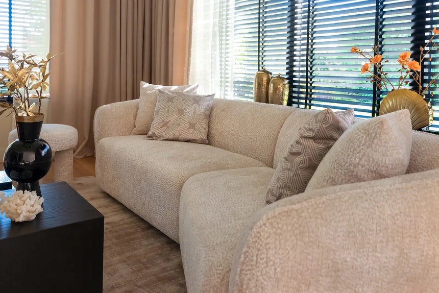 Sofa Armand in natural blockweave, 285x118 cm von Richmond Interiors – Bild 12