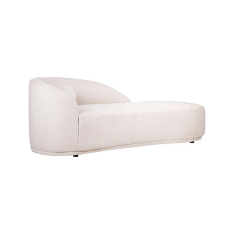 Sofa Emma aus Stoff in cream fancy, mit Chaise Longue, 220x91 cm von Richmond Interiors – Produktbild 1