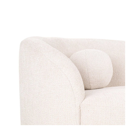 Sofa Emma aus Stoff in cream fancy, mit Chaise Longue, 220x91 cm von Richmond Interiors – Produktbild 6