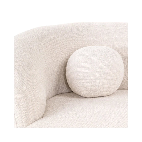 Sofa Emma aus Stoff in cream fancy, mit Chaise Longue, 220x91 cm von Richmond Interiors – Produktbild 7