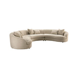 Sofa Morena in cream blockweave, 410x220 cm von Richmond Interiors – Bild 1