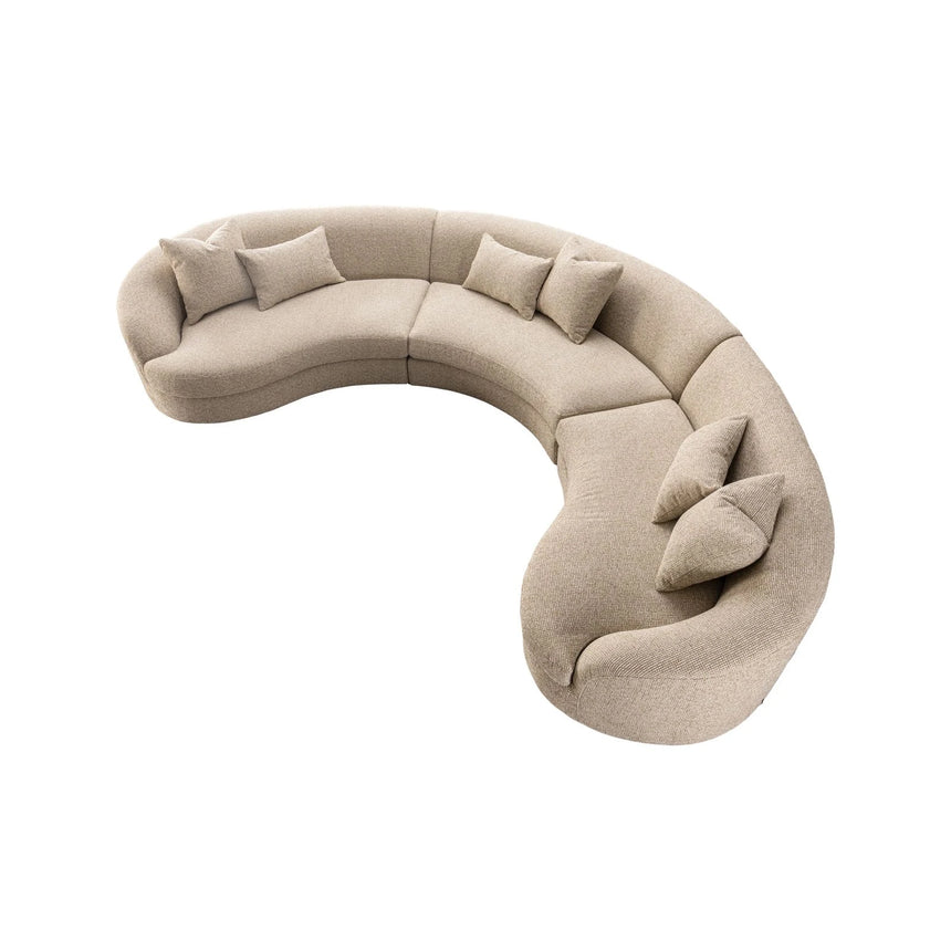 Sofa Morena in cream blockweave, 410x220 cm von Richmond Interiors – Bild 4
