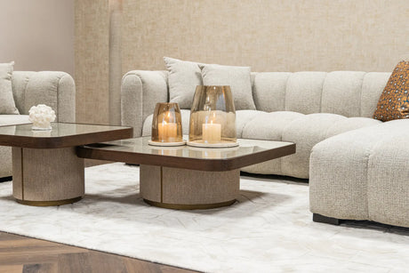 Sofa Novaro mit Loungeelement rechts in natural fancy, 305x190 cm von Richmond Interiors – Bild 11