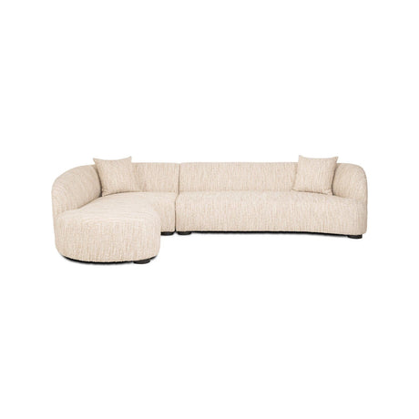Sofa Pandora mit Chaise Longue links, in beige angora, 320x170 cm von Richmond Interiors – Produktbild 3