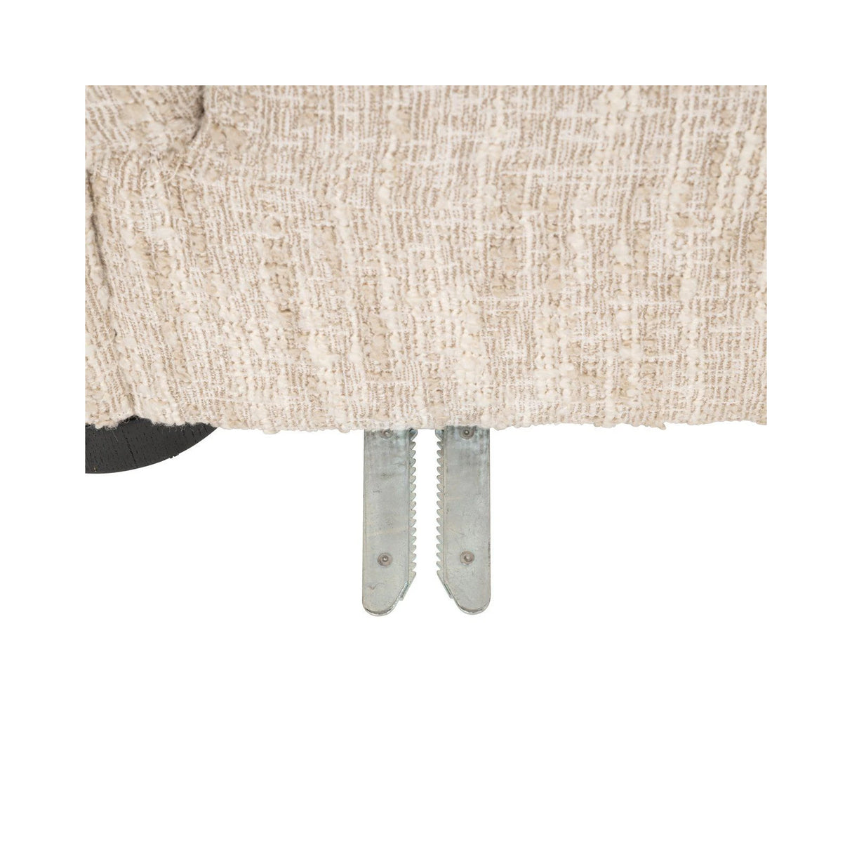 Sofa Pandora mit Chaise Longue rechts, in beige angora, 320x170 cm von Richmond Interiors – Produktbild 11