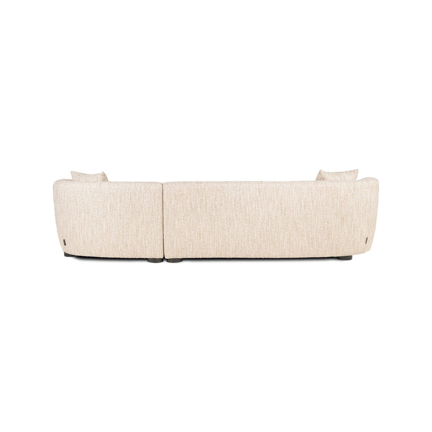 Sofa Pandora mit Chaise Longue rechts, in beige angora, 320x170 cm von Richmond Interiors – Produktbild 5