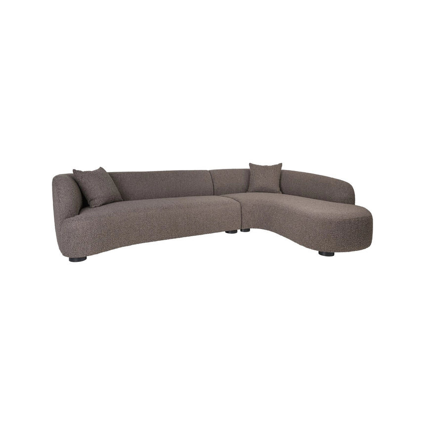 Sofa Pandora mit Lounge rechts in brown chunky, 320x220 cm von Richmond Interiors – Bild 1