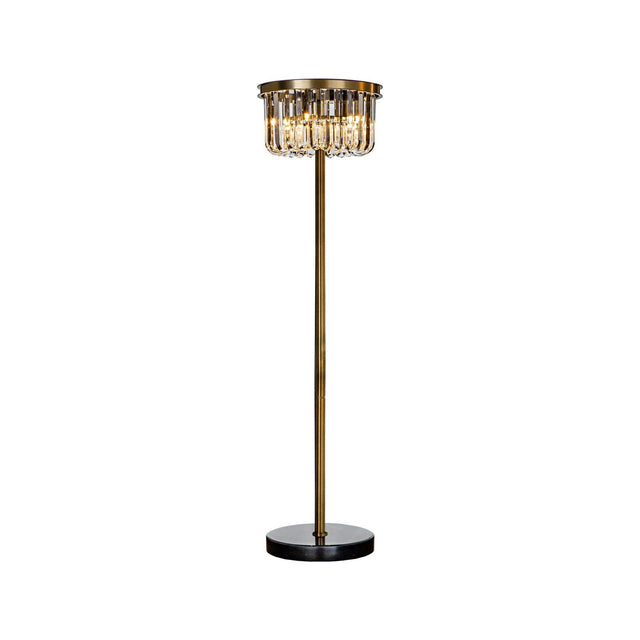 Stehlampe Dagmar in kupfer aus Glas und Marmor, 40x40x150 cm von Richmond Interiors – Produktbild 1