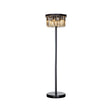 Stehlampe Dagmar in schwarz aus Marmor und Glas, 40x40x150 cm von Richmond Interiors – Produktbild 1
