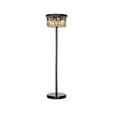 Stehlampe Dagmar in schwarz aus Marmor und Glas, 40x40x150 cm von Richmond Interiors – Produktbild 1