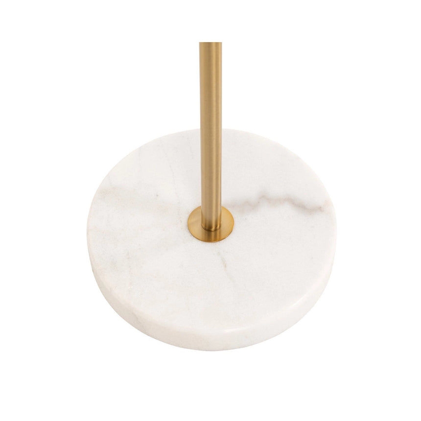 Stehlampe Janou in gold aus Marmor und Eisen, 46x42x155 cm von Richmond Interiors – Produktbild 3