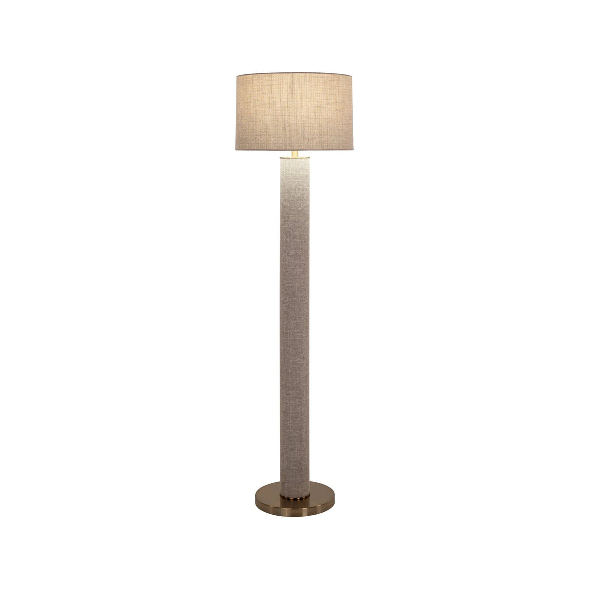 Stehlampe Joline in beige aus Leinen, 45x45x162 cm von Richmond Interiors – Produktbild 2