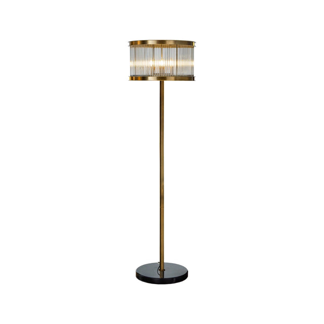 Stehlampe Nadine in kupfer aus Marmor und Eisen, 50x50x180 cm von Richmond Interiors – Produktbild 1