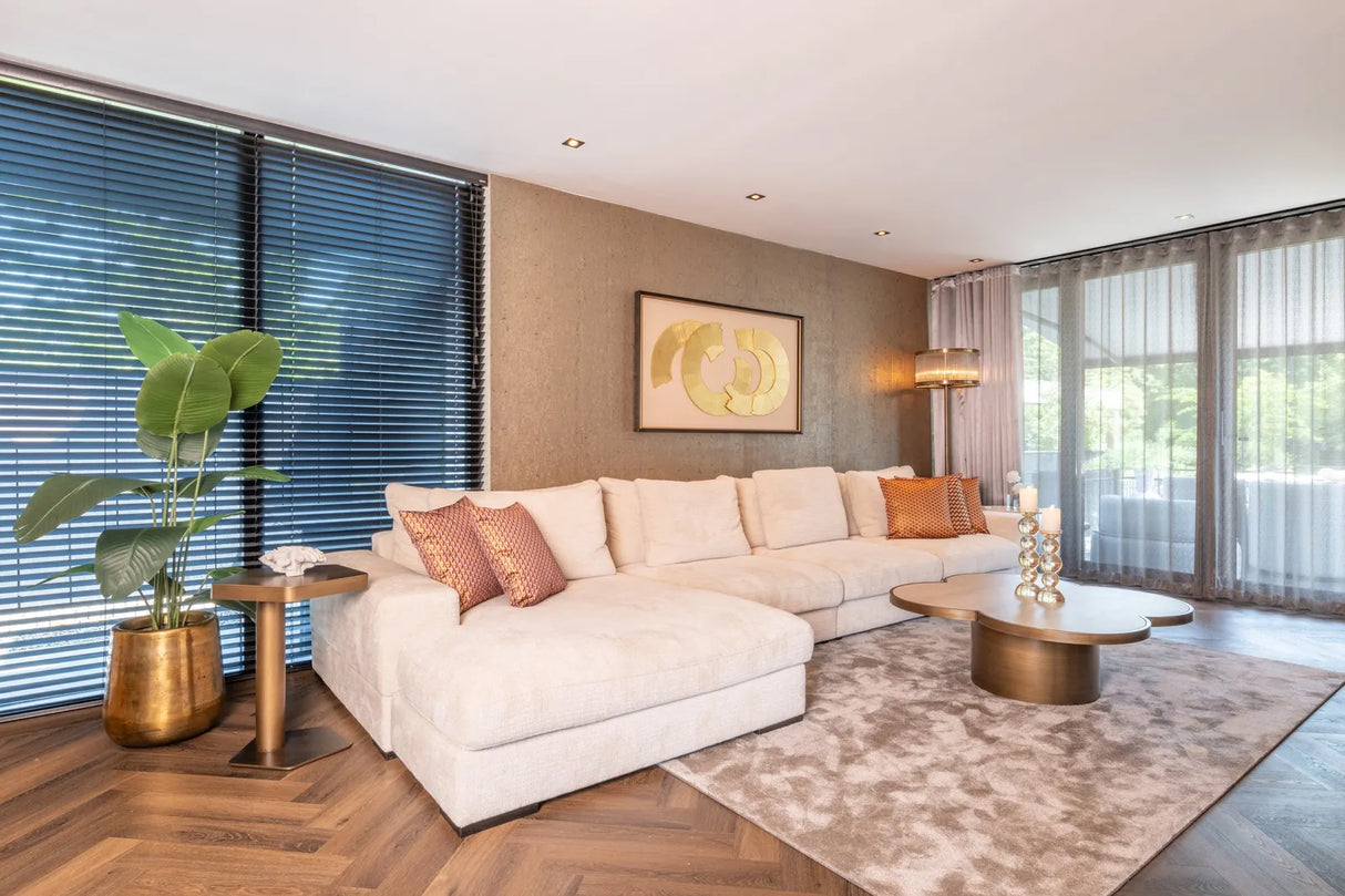 Stehlampe Nadine in kupfer aus Marmor und Eisen, 50x50x180 cm von Richmond Interiors – Produktbild 3