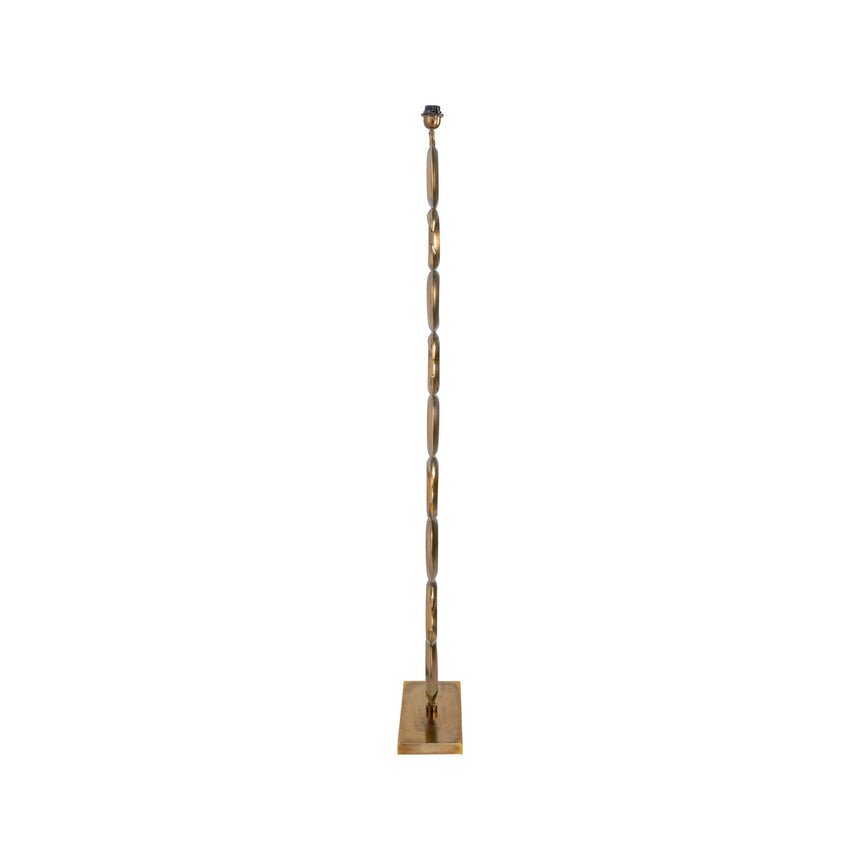 Stehleuchte Amina aus Edelstahl in antikmessing, 30x15x152 cm von Richmond Interiors – Bild 3